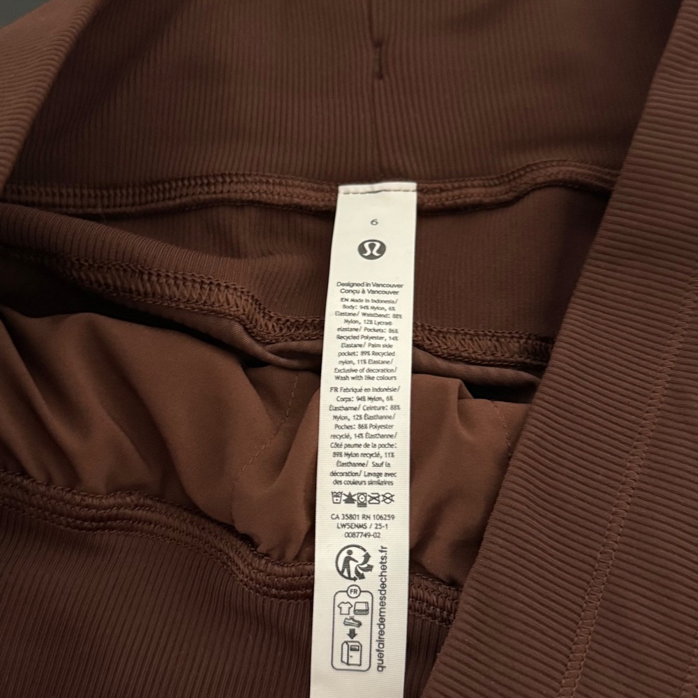 Lululemon Studio Jogger Womens 6 Brown Drawstring Stretch Athletic Athleisure - Picture 7 of 9